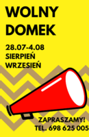 plakat wolny domek3 plakat wolny domek3